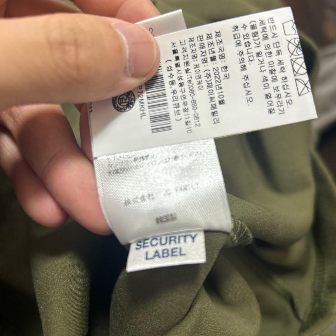 MARK & LONA オリーブ ジップアップポロシャツ