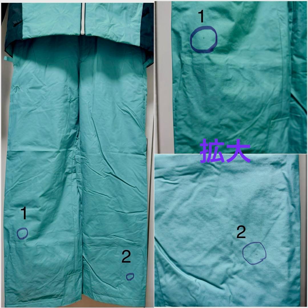 DESCENTE デサント子供用スキーウェア上下セット 150 ブルー×ネイビー