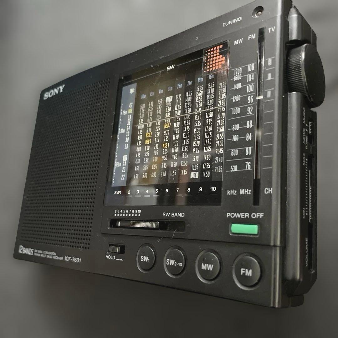 【値下げ】SONY ICF-7601 FM/AM/SW 短波ラジオ