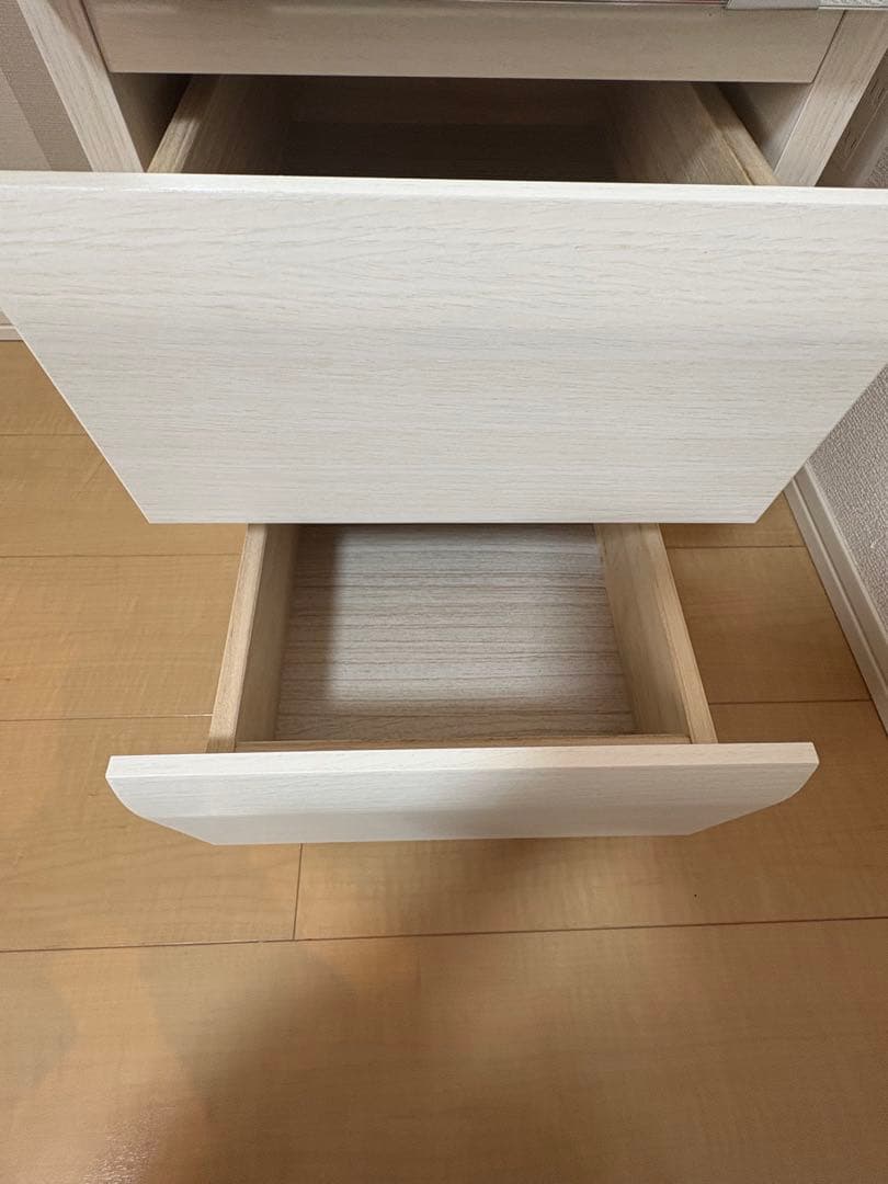 ニトリ 姿見ミラー 収納 一体型 コルト30WH ホワイト