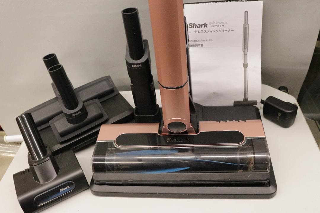 み*び様 シャーク★CS501JRG★コードレススティッククリーナー★ローズゴー