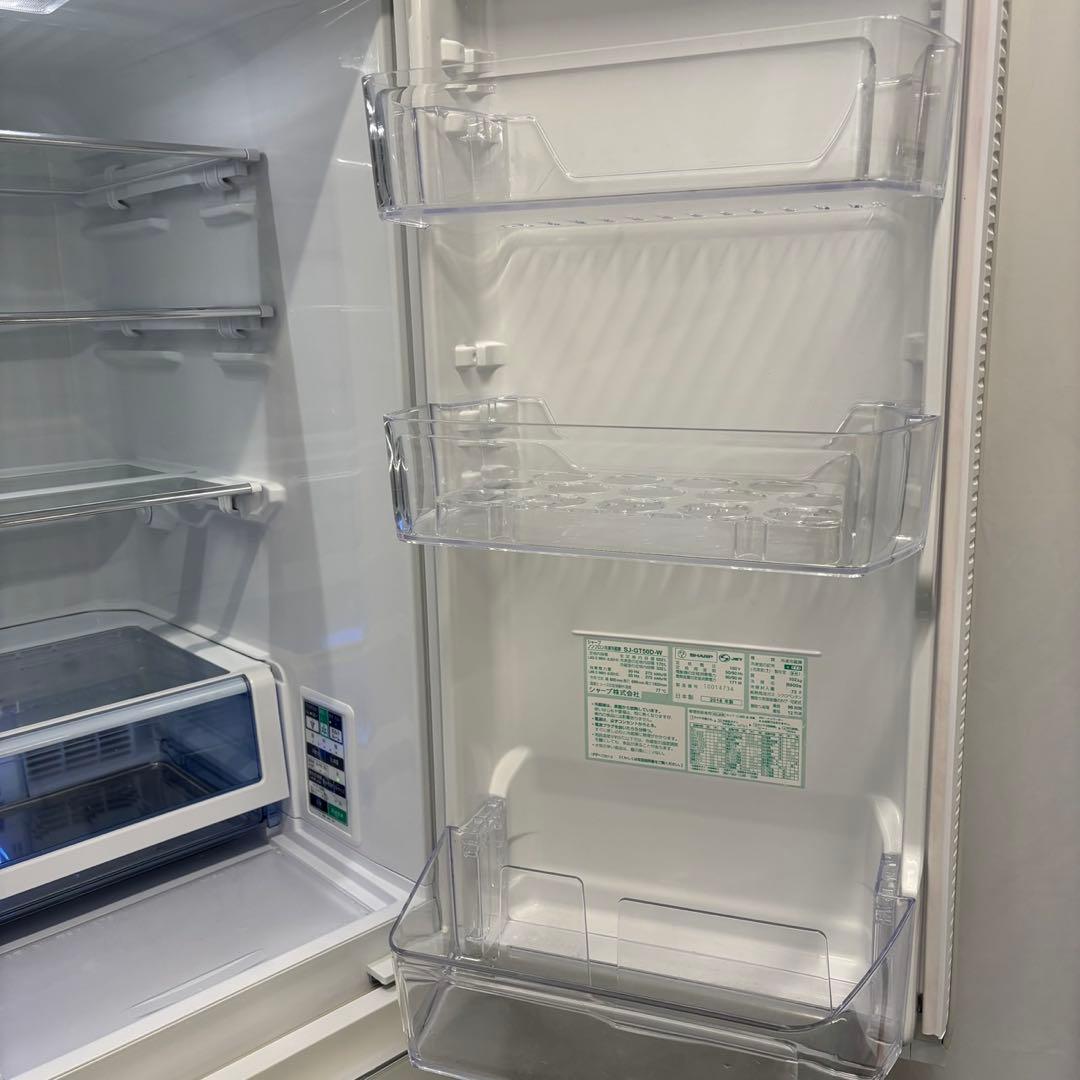 ★339　シャープ　冷蔵庫　大型　500ℓ級　フレンチドア　設置無料　中古