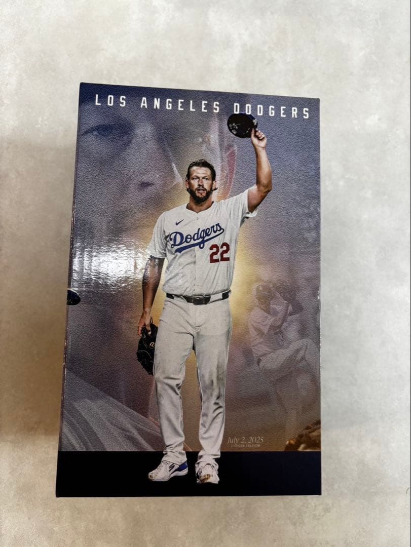 カーショー　カーショウ　3000奪三振記念グッズ　ボブルヘッド