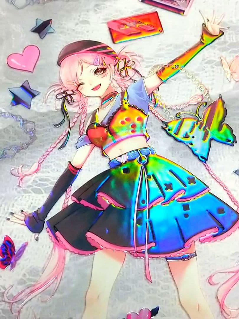 ✩のこり２✩J720＃回到2002(炫彩)切り売り海外人物マステ女の子