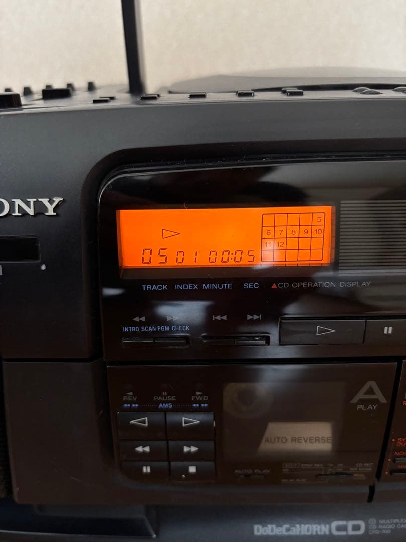 SONY ドデカホーンCD CFD-700 一部ジャンク