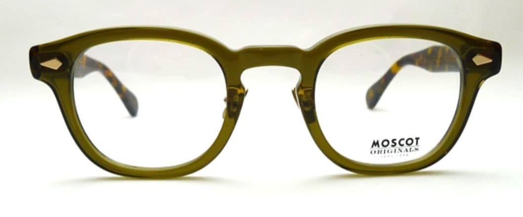 MOSCOT ジャパンリミテッド　レムトッシュオリーブグリーン ×べっ甲柄　眼鏡