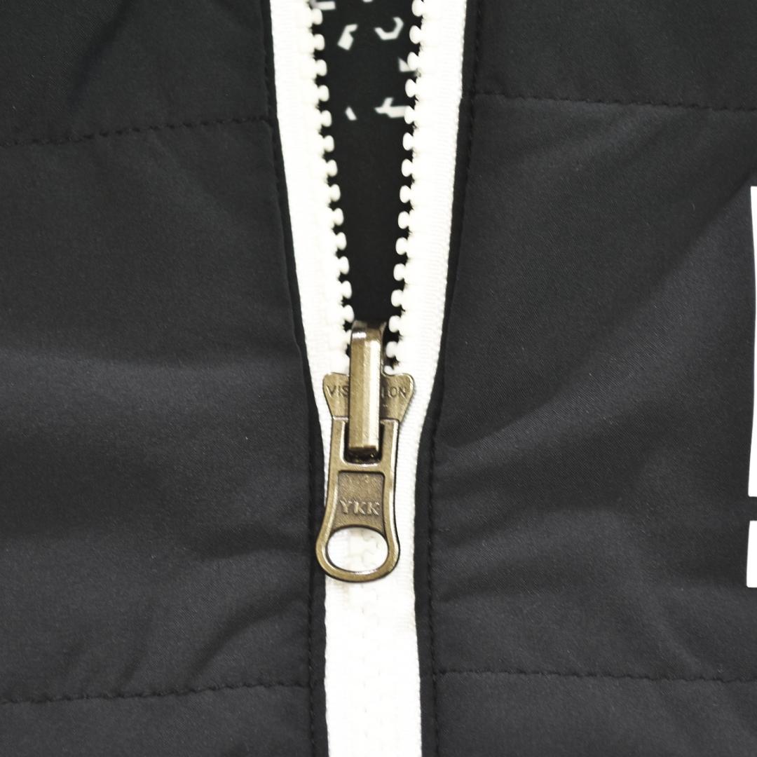 【人気】 【上質】 マンシングウェア 中綿入り ベスト ワンピース ブラック ♪