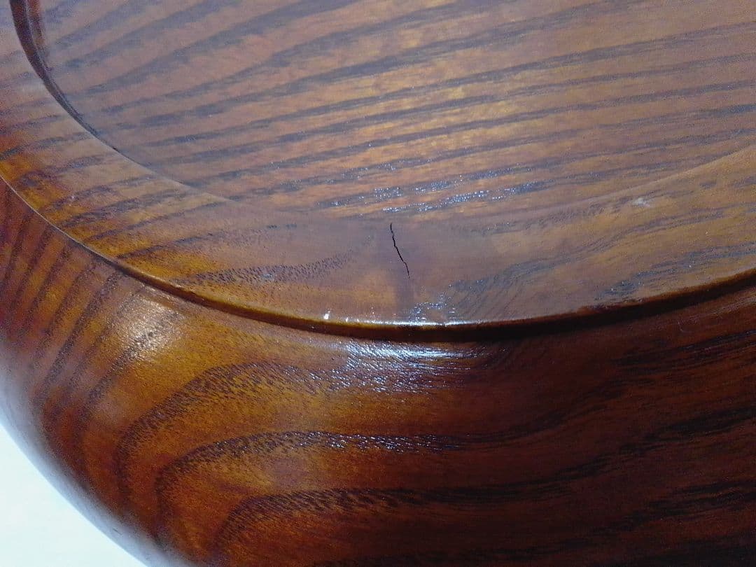 ☆美品☆ こね鉢 天然木 外径39cm×高さ12cm そば うどん 麺打ち 器