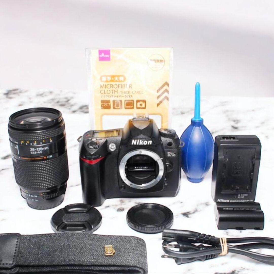 ♥初心者安心セット♥Nikon D70s♥操作簡単 高速シャッター AF対応