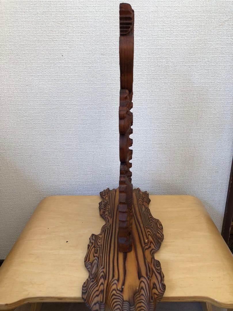 昇龍　置物　木製木彫り　彫刻　オブジェ　屋久杉？