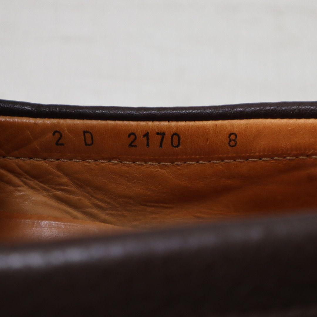 PRADA ダークブラウン ローファー　8 ２７cm