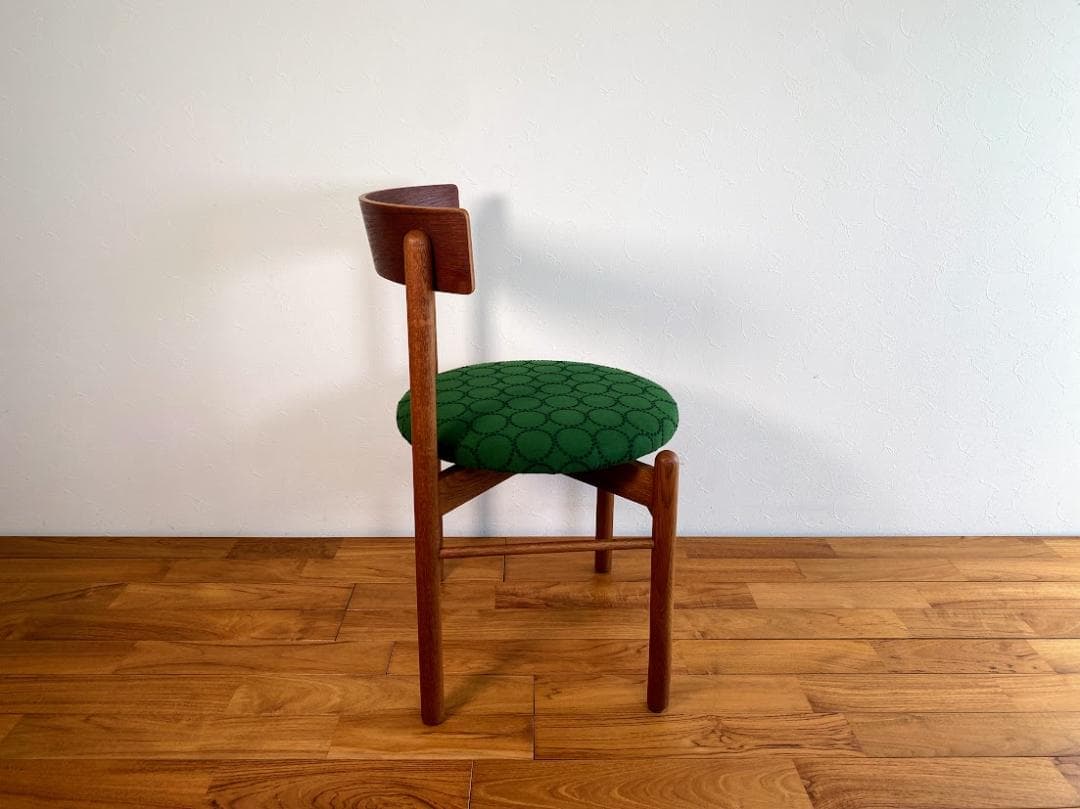 最終 希少 70s 山口木材工芸 チーク×オーク ヴィンテージチェア 仕上済 ③