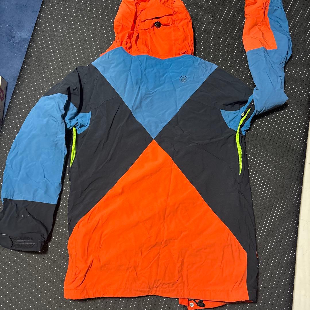 Volcom スキーウェア オレンジ/青/黒