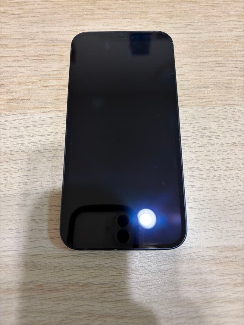 iPhone 12 128GB ネイビー SIMフリー 本体 iFaceケース付