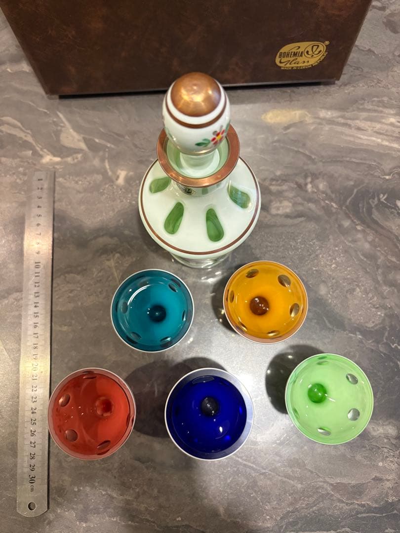 Bohemia Glass デキャンタセット