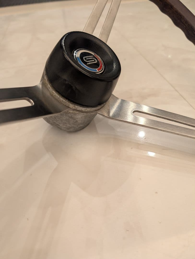 日産 サニー ウッド ステアリング レトロ 希少　レア ハンドル