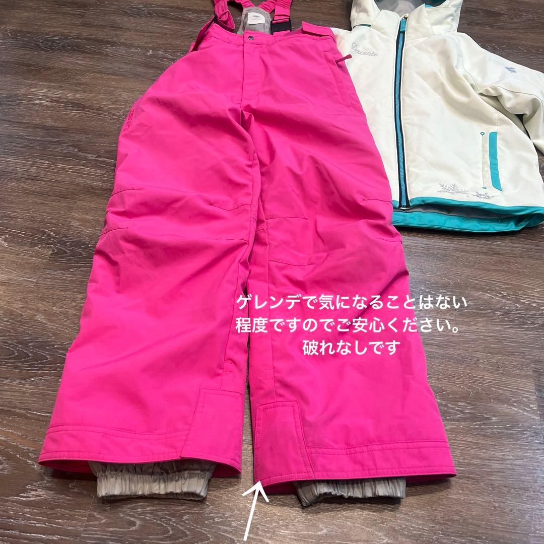 デサント美品　セットアップ　スキーウェア　150 　女の子