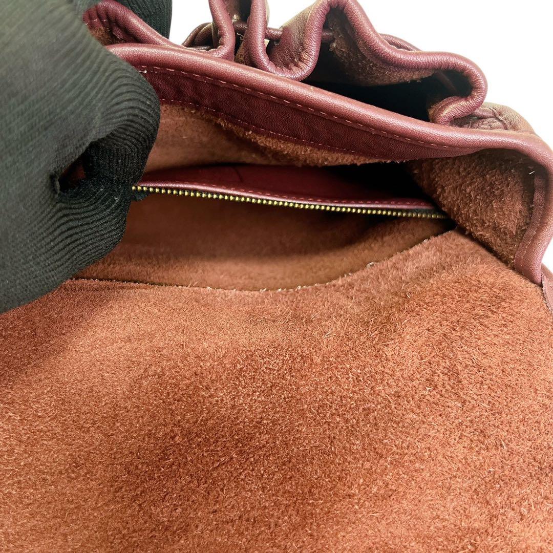 OLDCOACH オールドコーチ ショルダーバッグ ワインレッドUSA製