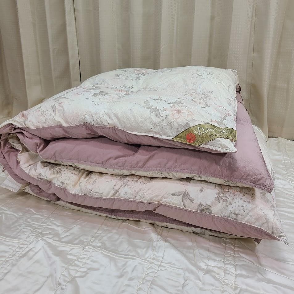 大阪西川 ホワイトダックダウン95％ 高級羽毛布団ダブルサイズ