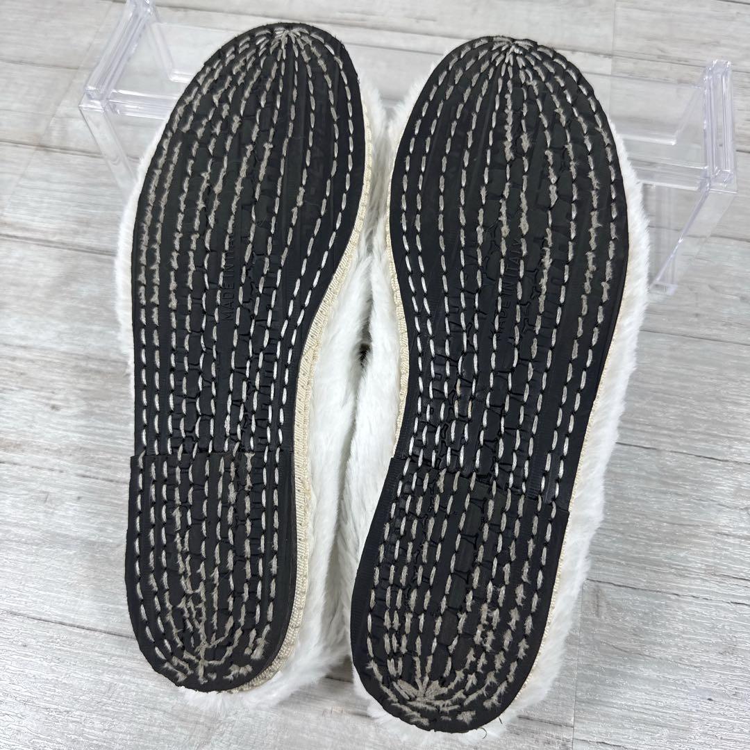 極美品　Sciuscia シューシャ　MARYJANE ファーシューズ　フラット