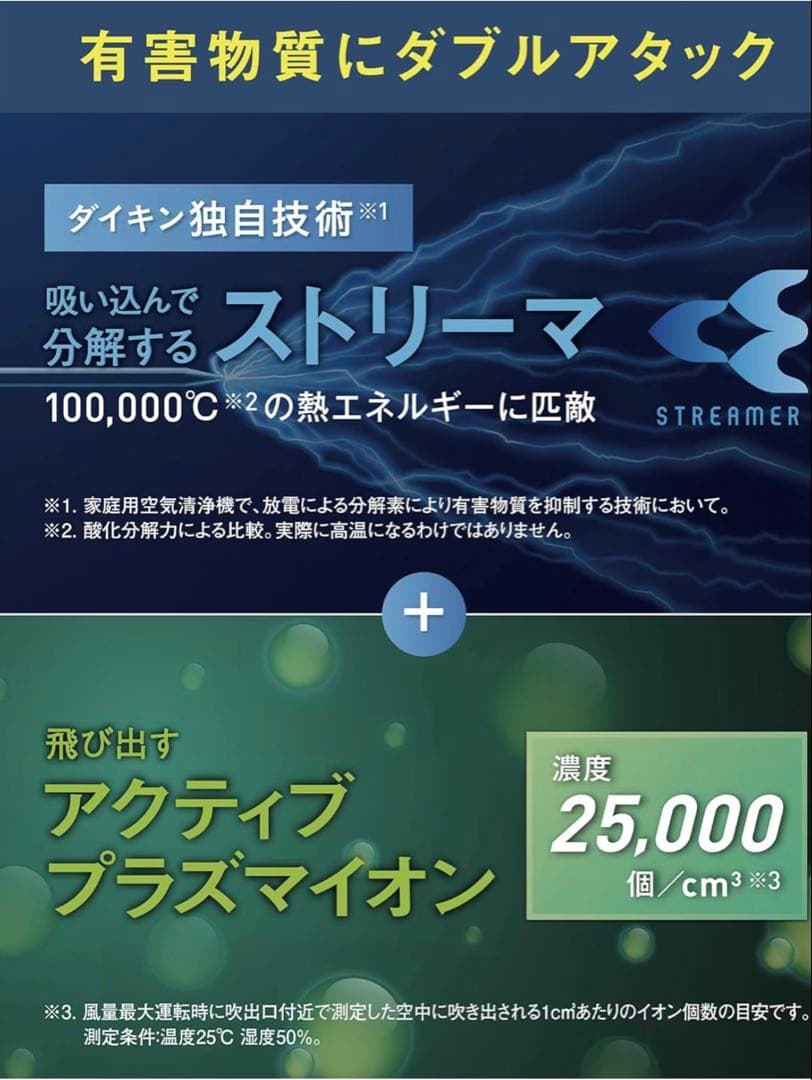 ダイキン【2026年モデル】空気清浄機MC556A-W