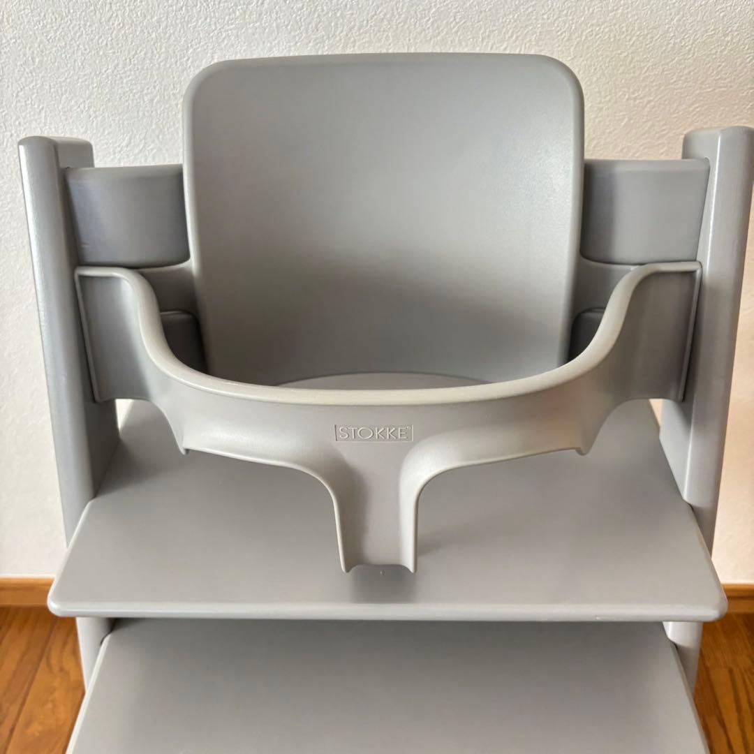 美品＊ストッケ　トリップ トラップ　ベビーチェア+ベビーセット　ストームグレー