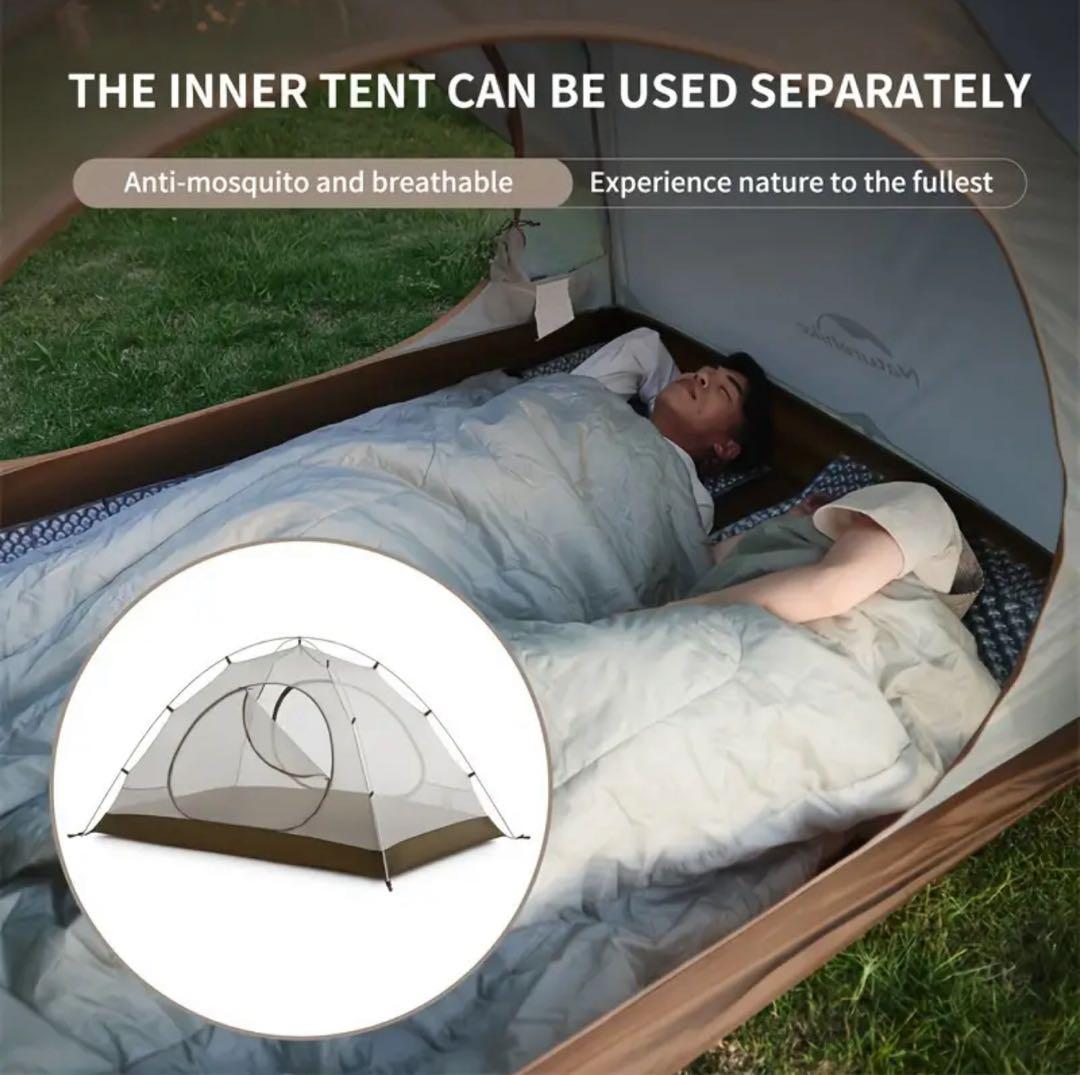 【専用】Naturehike 3人用テント シルバー