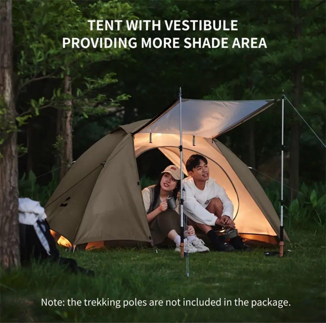 【専用】Naturehike 3人用テント シルバー
