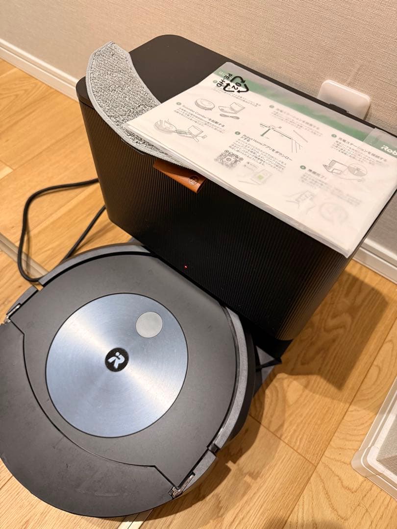 ナッツさん専用【40時間使用】ルンバコンボ j7+ ロボット掃除機 本体 黒/銀