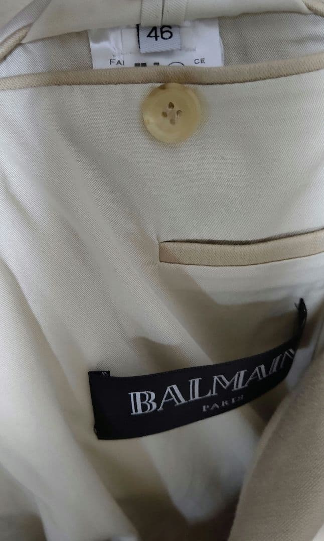 バルマンBALMAIN総額100万近い セットアップ レザーシャツ 2013SS