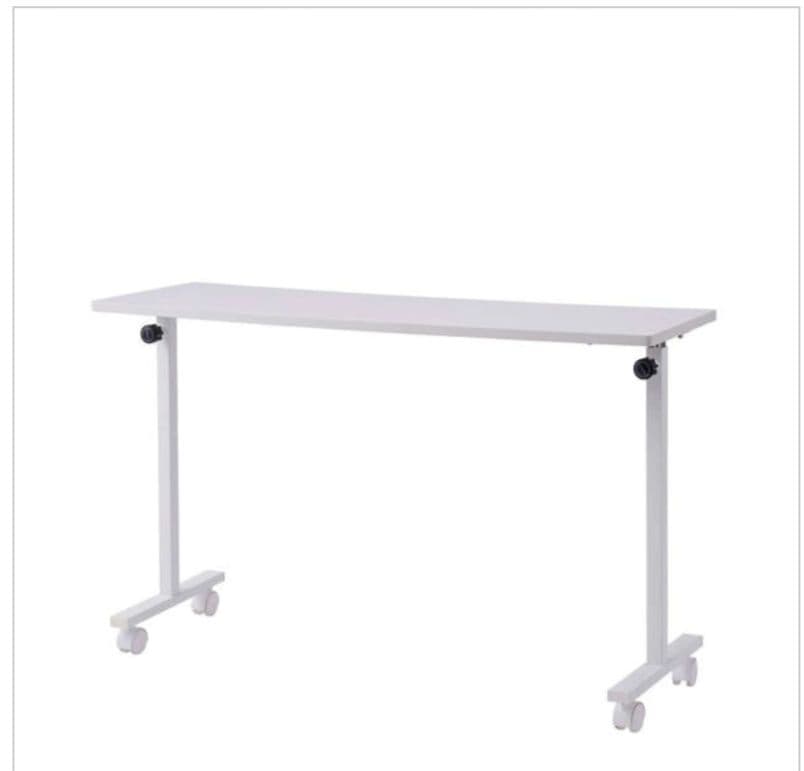 ソファ用ネイルテーブルワイドタイプ(昇降機能＆キャスター付き)