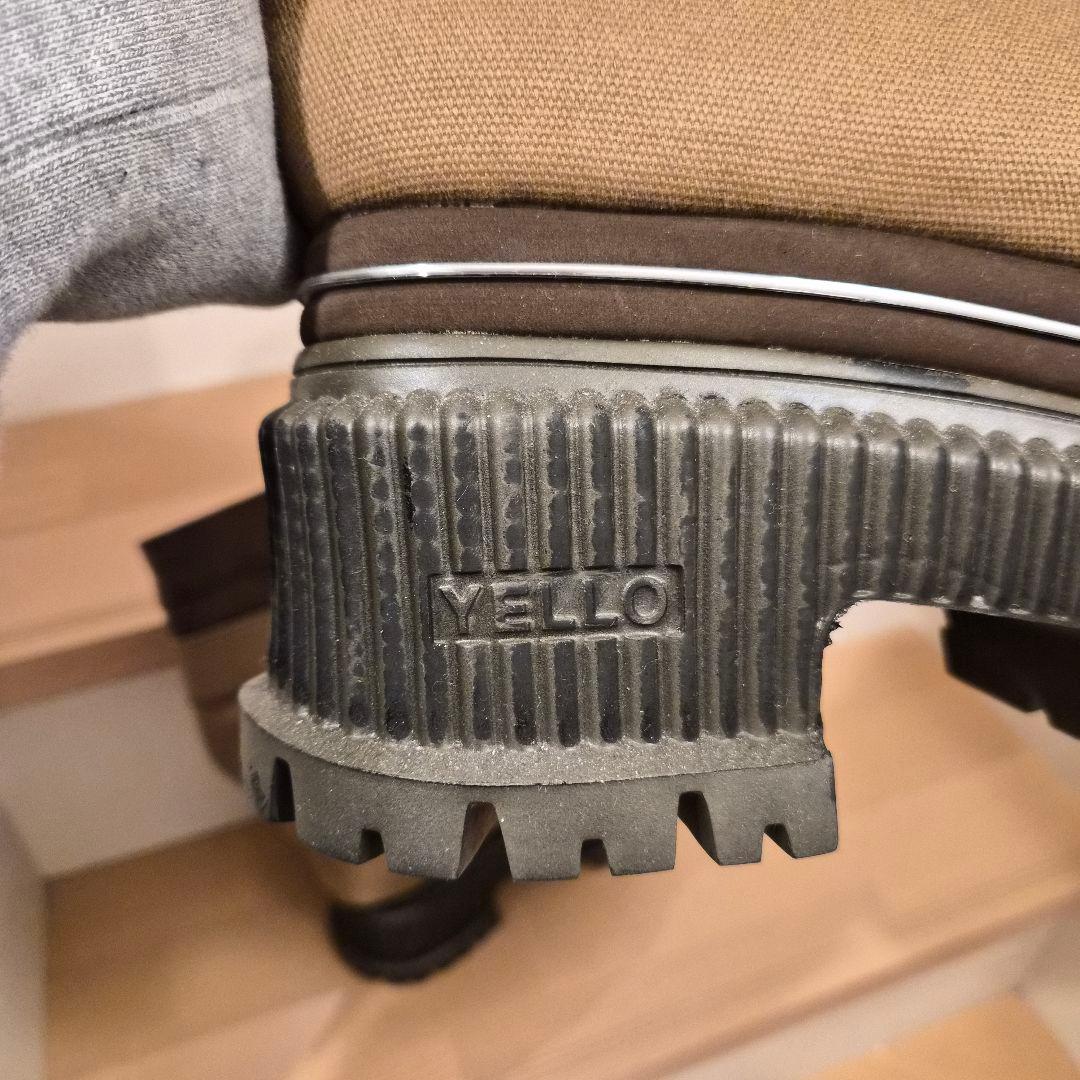 Yellow 【即完アイテム】 大人気ショートブーツ