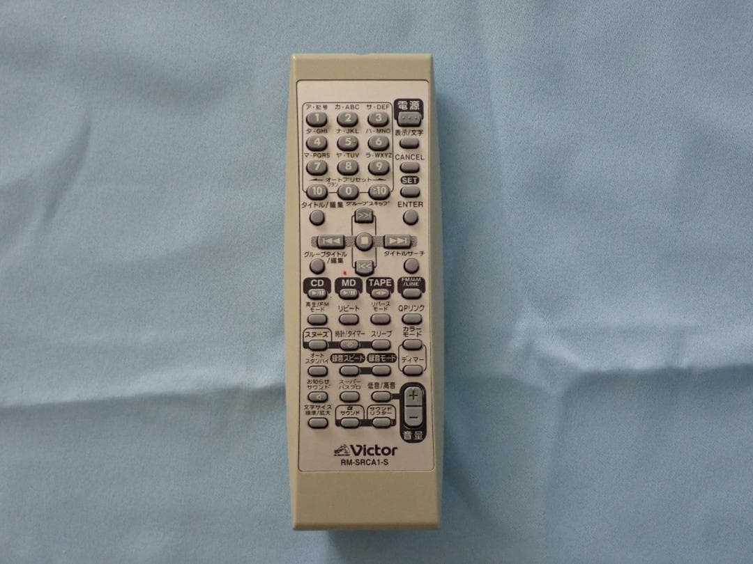 JVC Victor RC-A2 （シルバー）CD・MD・カセットデッキ