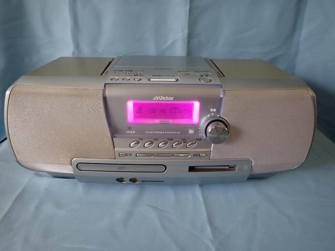 JVC Victor RC-A2 （シルバー）CD・MD・カセットデッキ