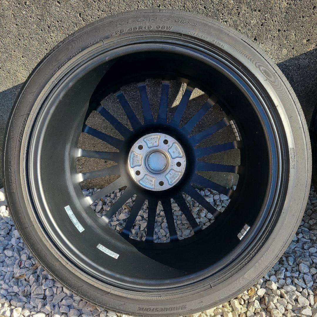 ZR-V無限19インチアルミホイール ブリジストン.レグノ(ホイールナット付き)