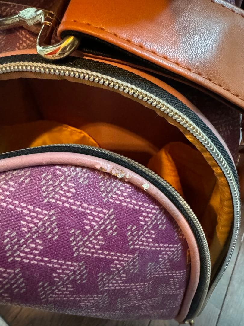 レザレクション　キャディバッグ　パープルピンク