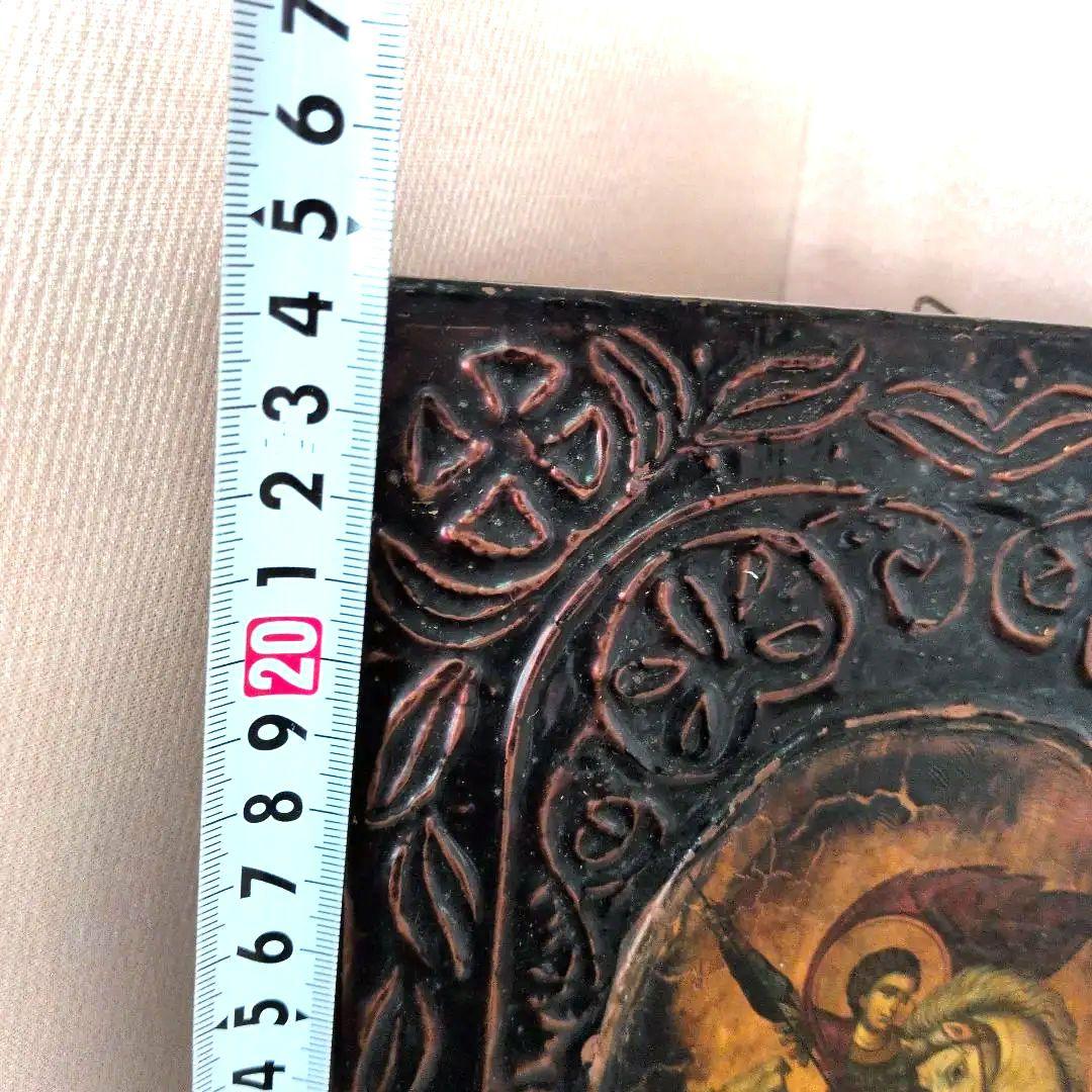 聖ミカエル アイコン 銅板