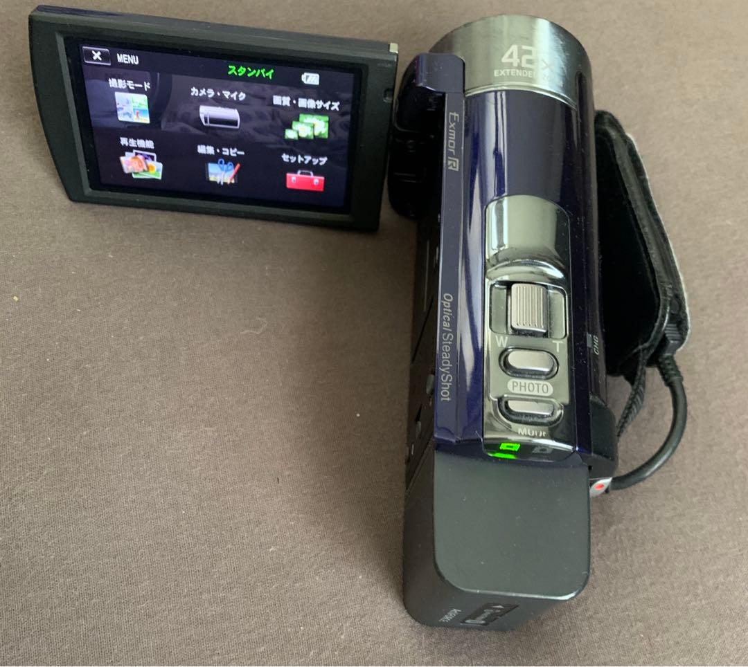 SONY HDR-CX180 ハンディーカム　ビデオカメラ　バッテリー　2個付き