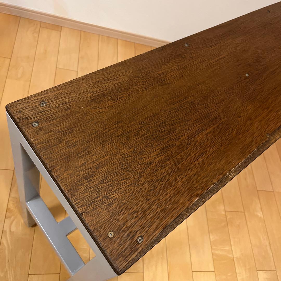 天板木製 作業台 鉄脚テーブル リメイク