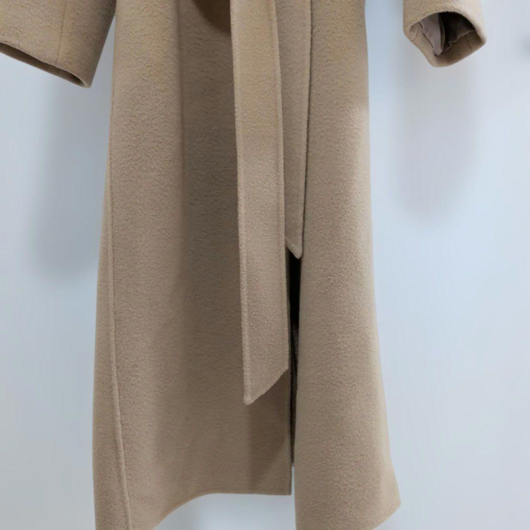 ビッグカラーリバーコートMサイズ キャメル ベージュ