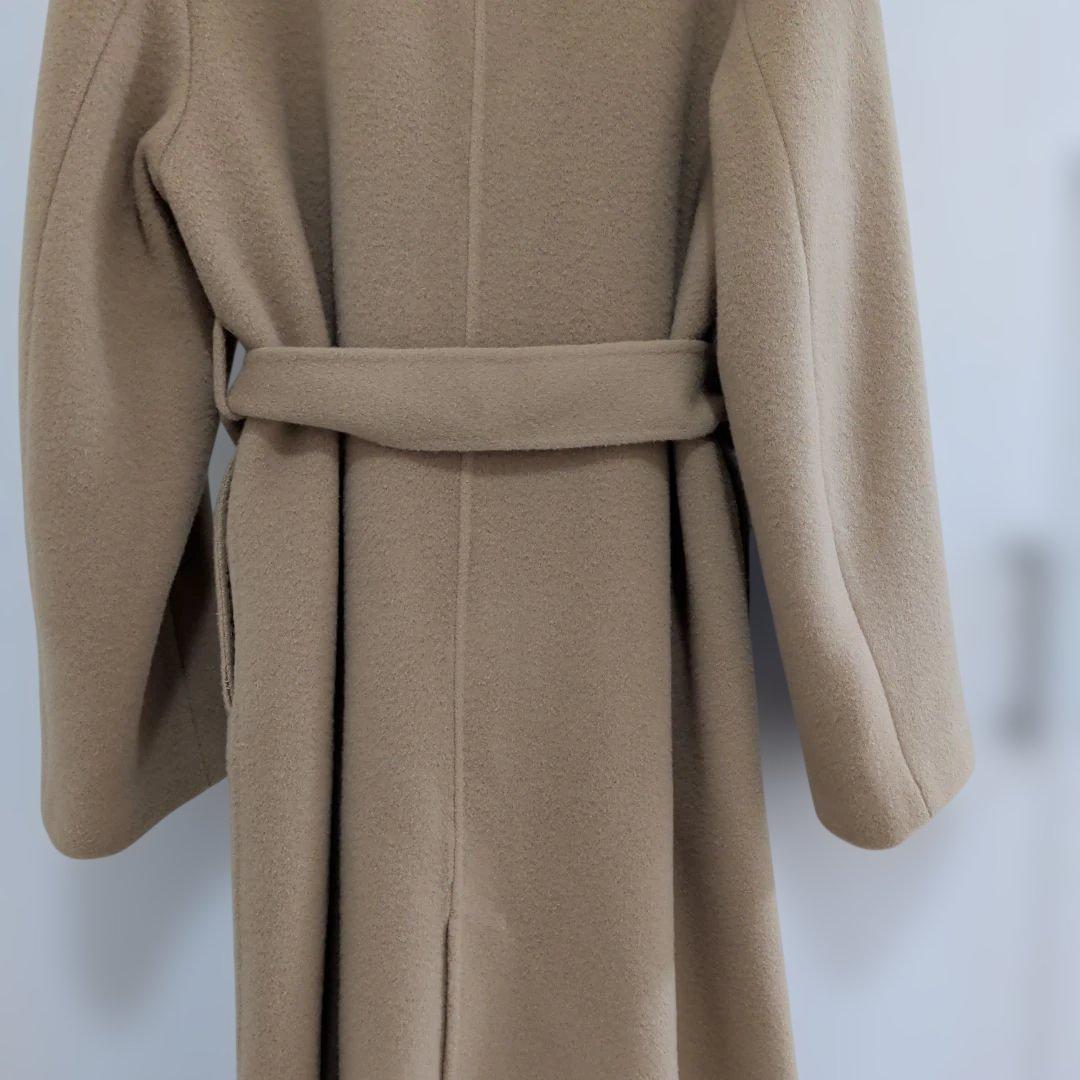 ビッグカラーリバーコートMサイズ キャメル ベージュ