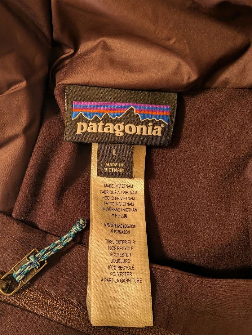 Patagonia メンズ・パウダー・タウン・ビブ オブシディアンプラム L