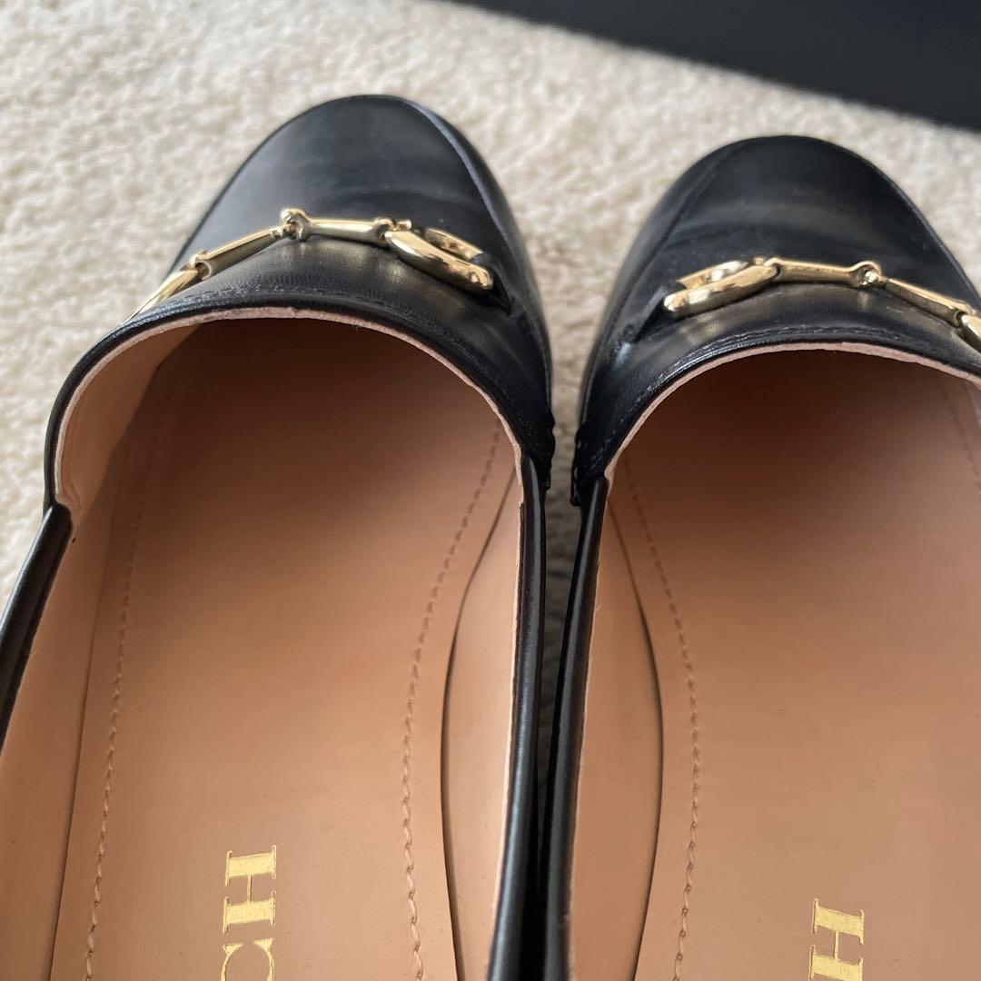 COACH　コーチ ハーレーローファー サイズ：7.5 （約24.5cm)黒