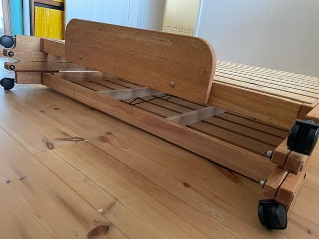 中居木工　国産ひのきすのこ折りたたみベッド（2008年　シングル）