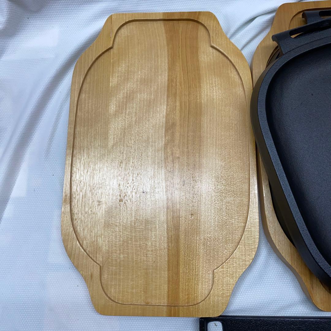 南部鉄器　ステーキ皿　二枚