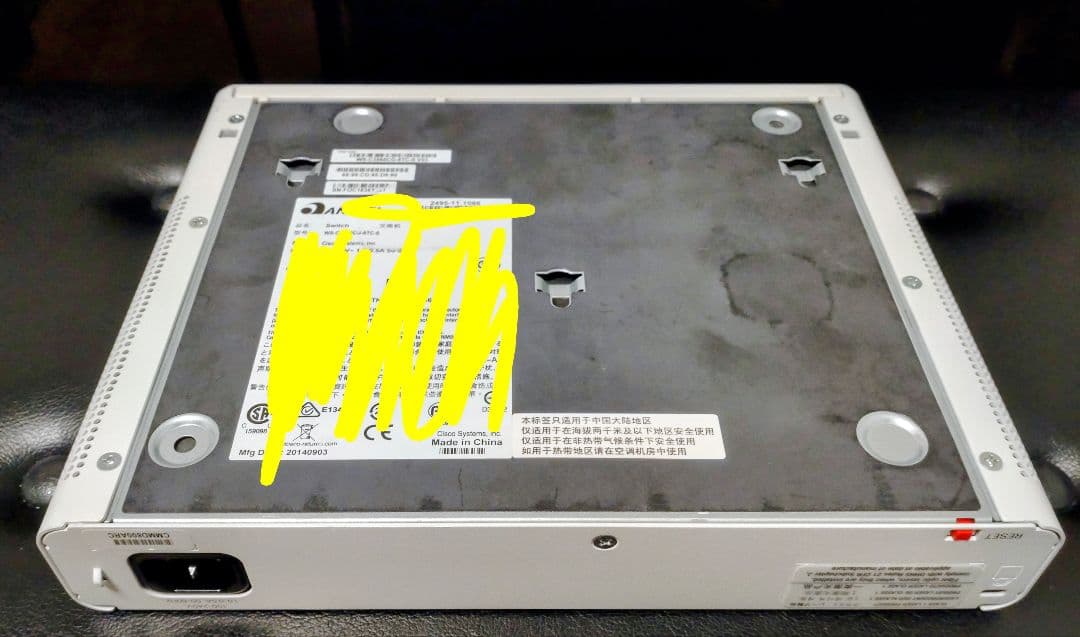 Cisco Catalyst C3560CG-8TC-S L3スイッチ