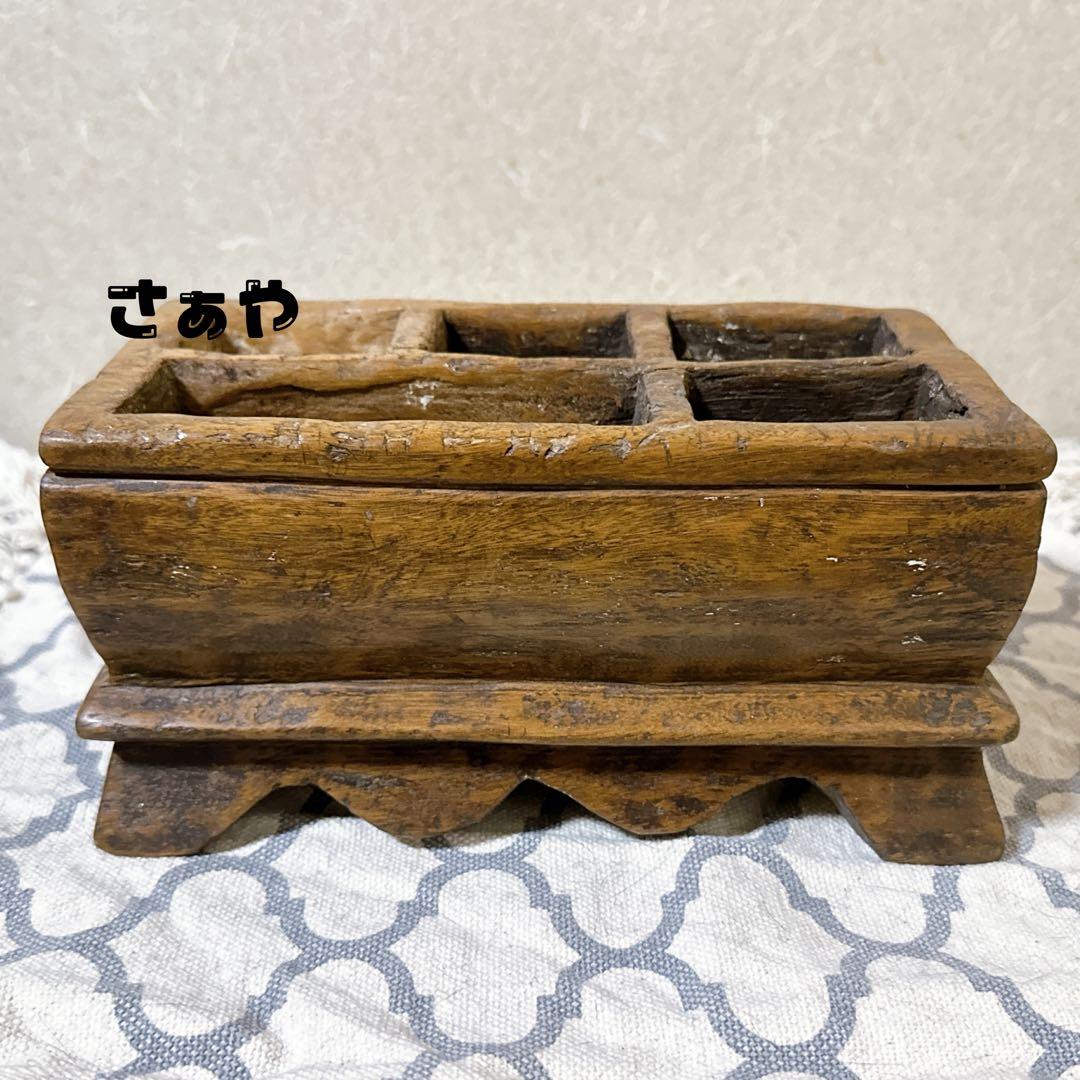 チーク仕切り盆⑅インドネシア