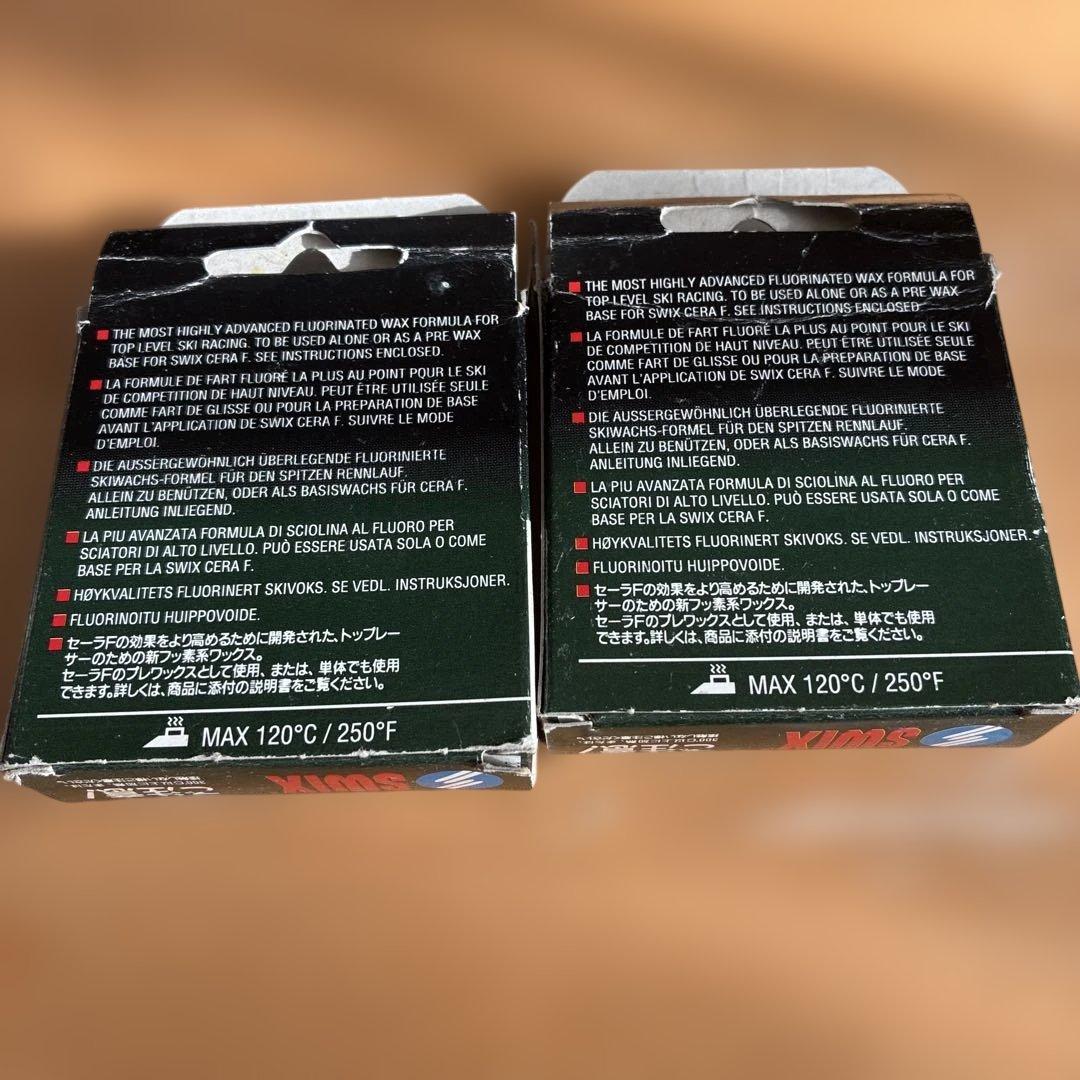 SWIX CERA NOVA HF4 フッ素ワックス 40g 2個セット