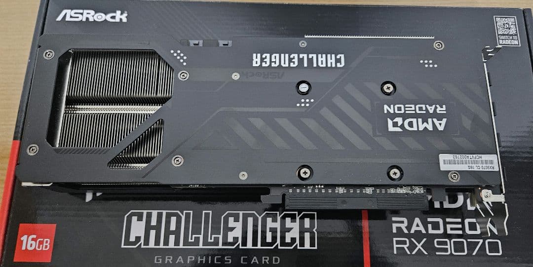 ASRock RX 9070 Challenger 16GB グラフィックボード