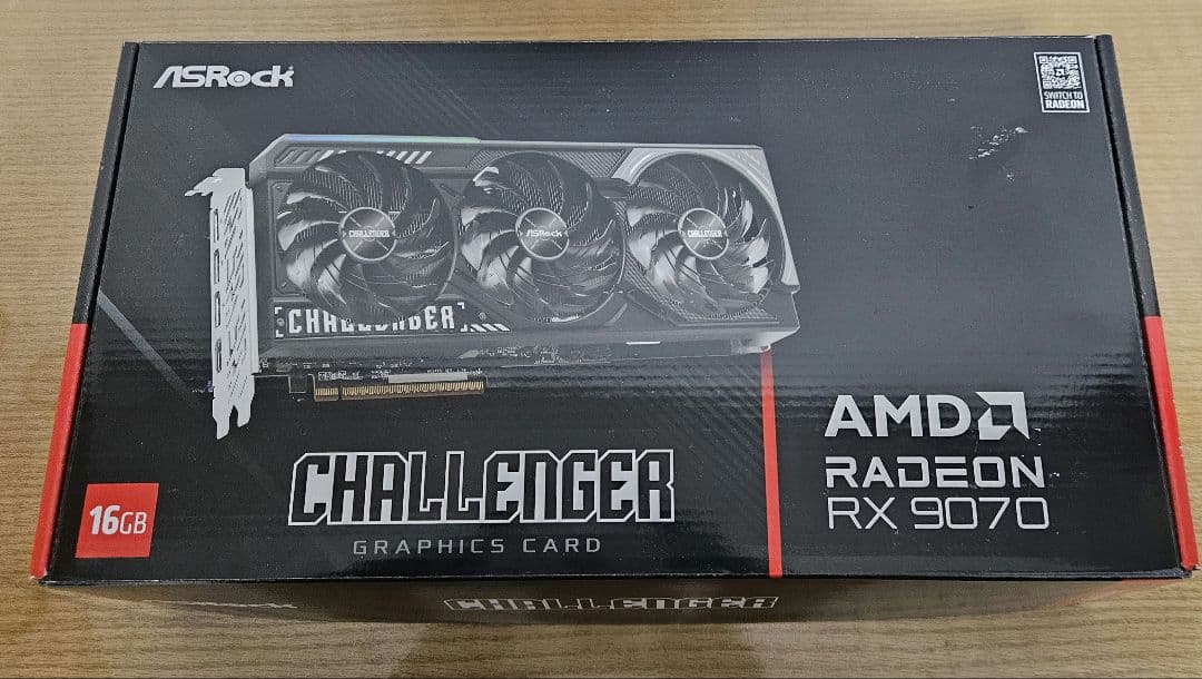 ASRock RX 9070 Challenger 16GB グラフィックボード